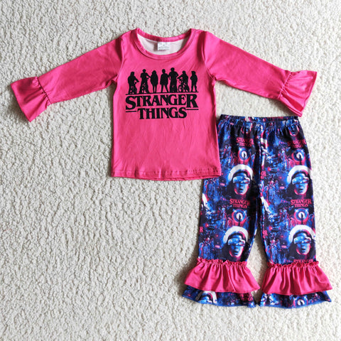 GLP0176 toddler girl clothes hot pink girls boutique outfits-promotion 2024.10. 12 $5.5