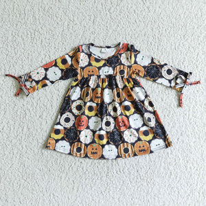 GLD0066 girl halloween dress