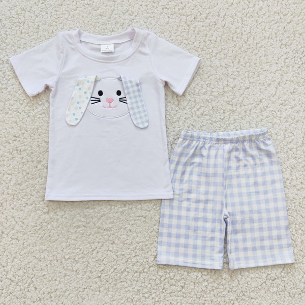BSSO0090 baby boy clothes blue easter outfits