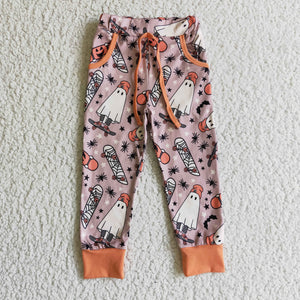 P0024 ghost skateboard halloween pant