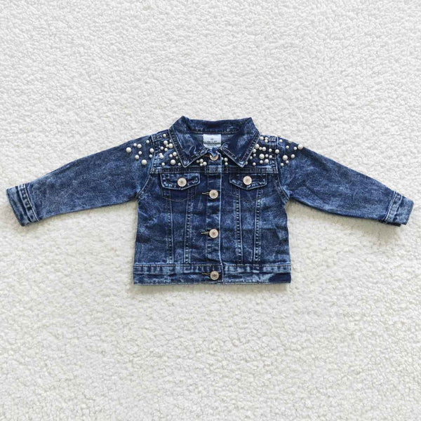 GT0175 baby girl clothes denim jackets winter coats