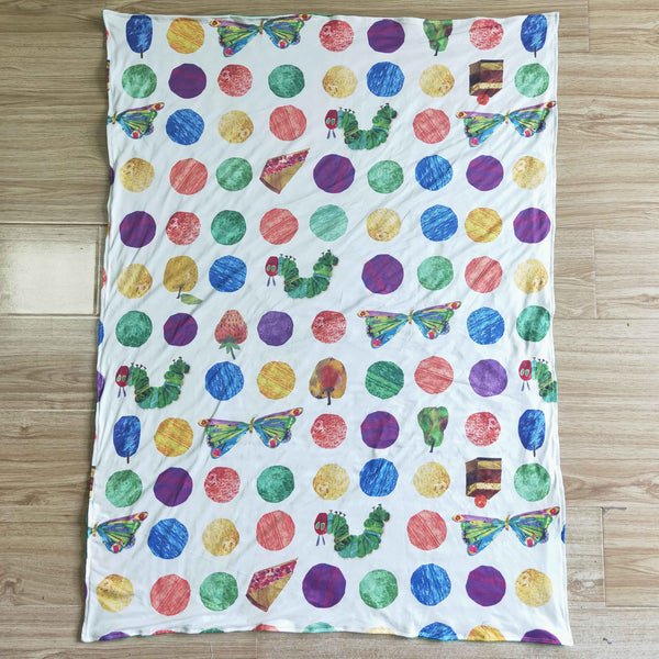 BL0014 RTS green newborn cartoon blanket