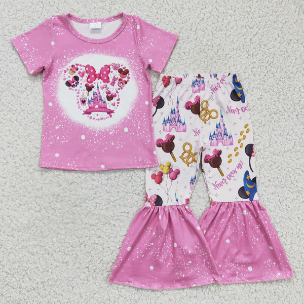 GSPO0251 baby girl clothes cartoon pink spring fall outfits