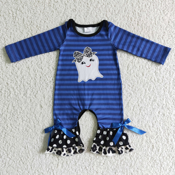 LR0067 baby girl clothes halloween girl ghost romper