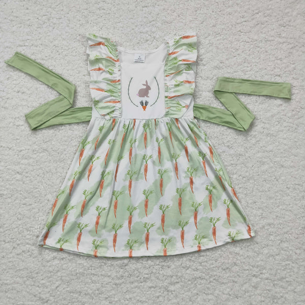 GSD0157 baby girl clothes bunny easter dress
