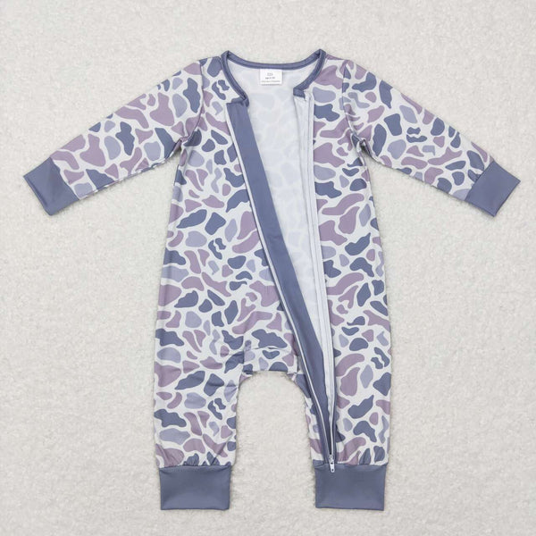 LR0819 RTS baby boy clothes camouflage boy winter romper