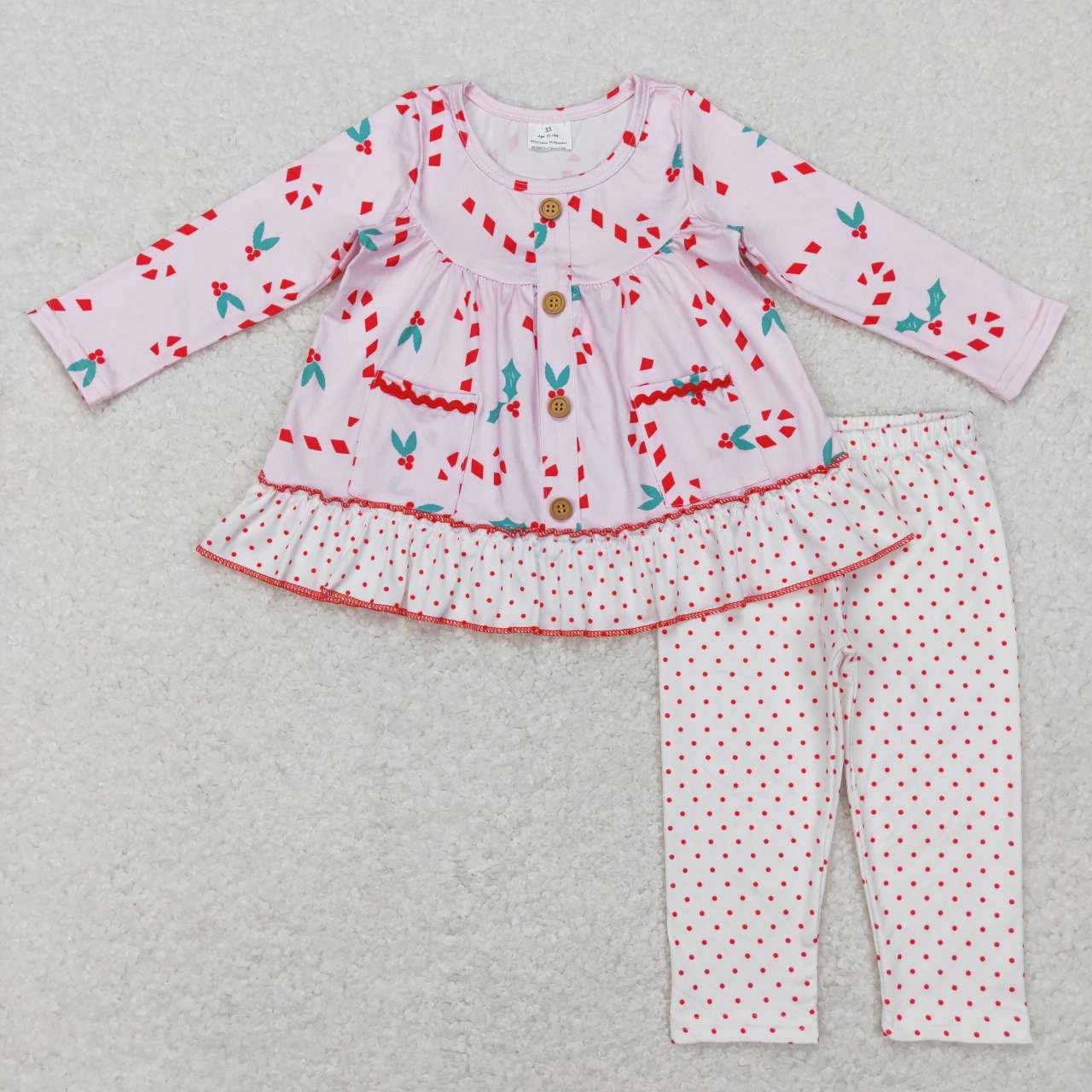 GLP0975 toddler girl clothes girl christmas outfit 1