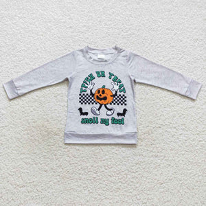 BT0320 kids clothes boys winter halloween shirt 1