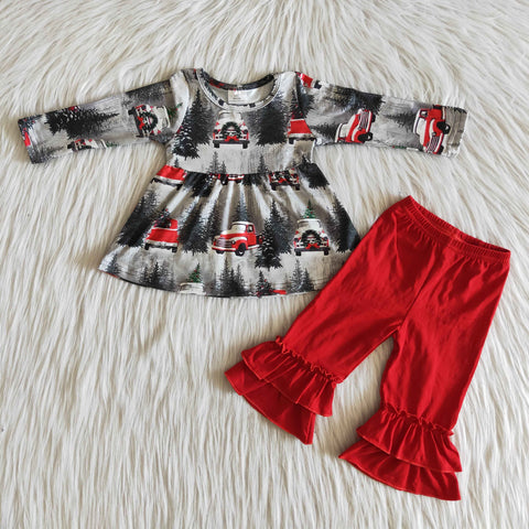 6 A19-11 baby girl clothes red christmas outfits - promotion 2024.11.2 $2.99