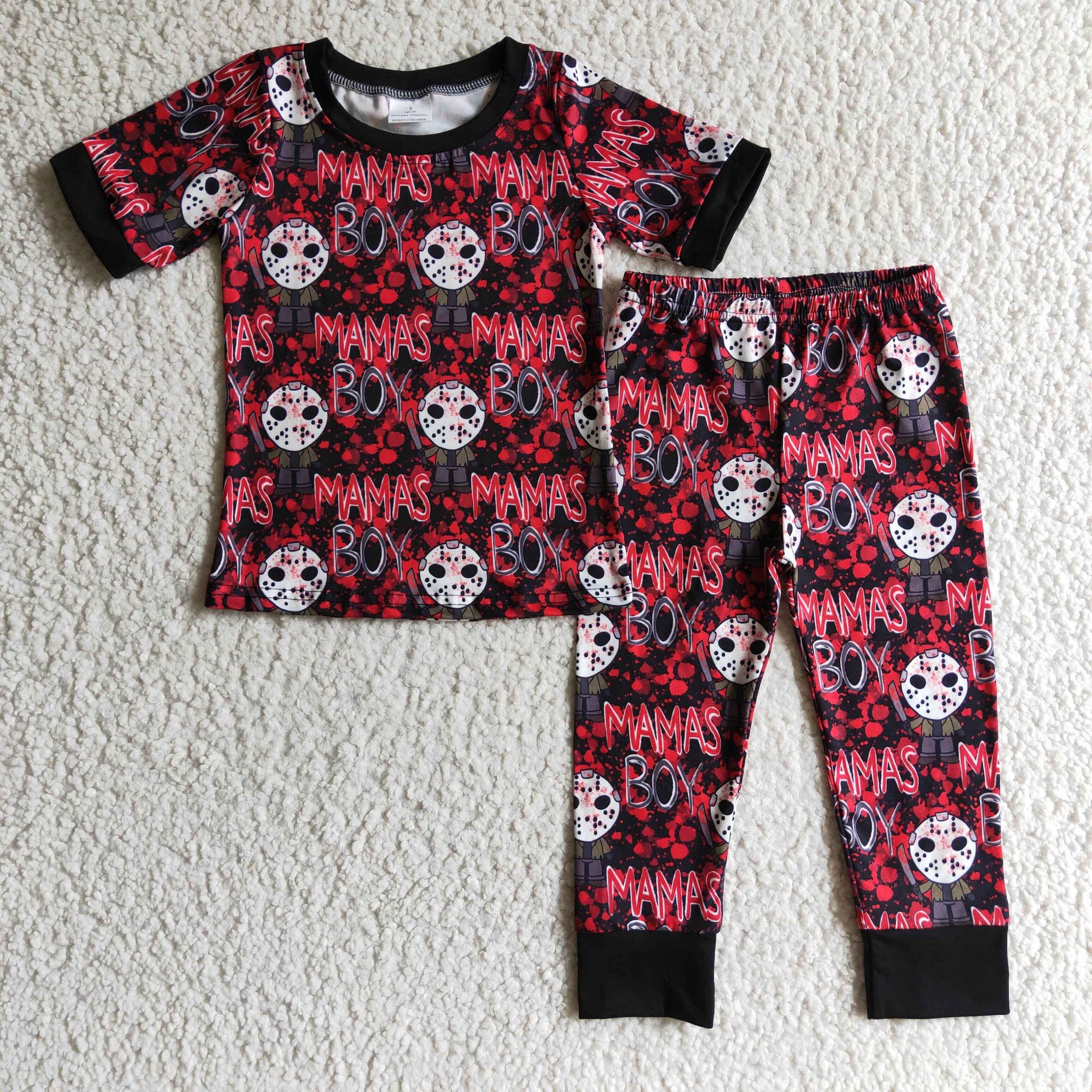 BSPO0032 RTS toddler girl clothes mama's boy outfits boy short sleeve set-promotion 2024.10.5 $5.5