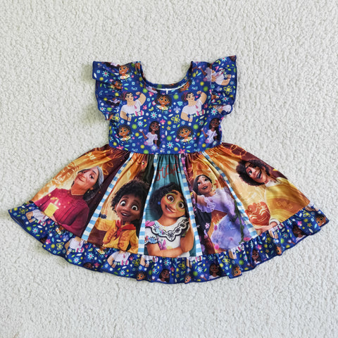 GSD0065 kids clothing  cartoon summer twirl dress--promotion 2025.2.15 $2.99