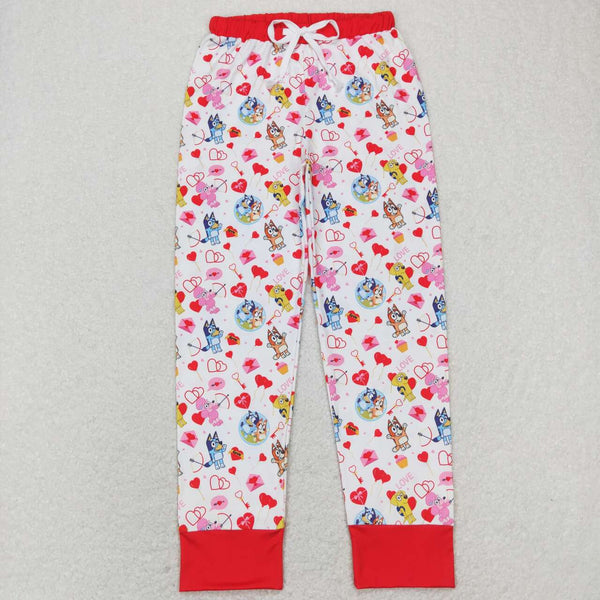 P0418 adult pant cartoon dog adult valentine's day  pajamas pant