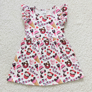 GSD0170 baby girl clothes summer cartoon valentines day  dress-promotion 2024.6.22  $5.5