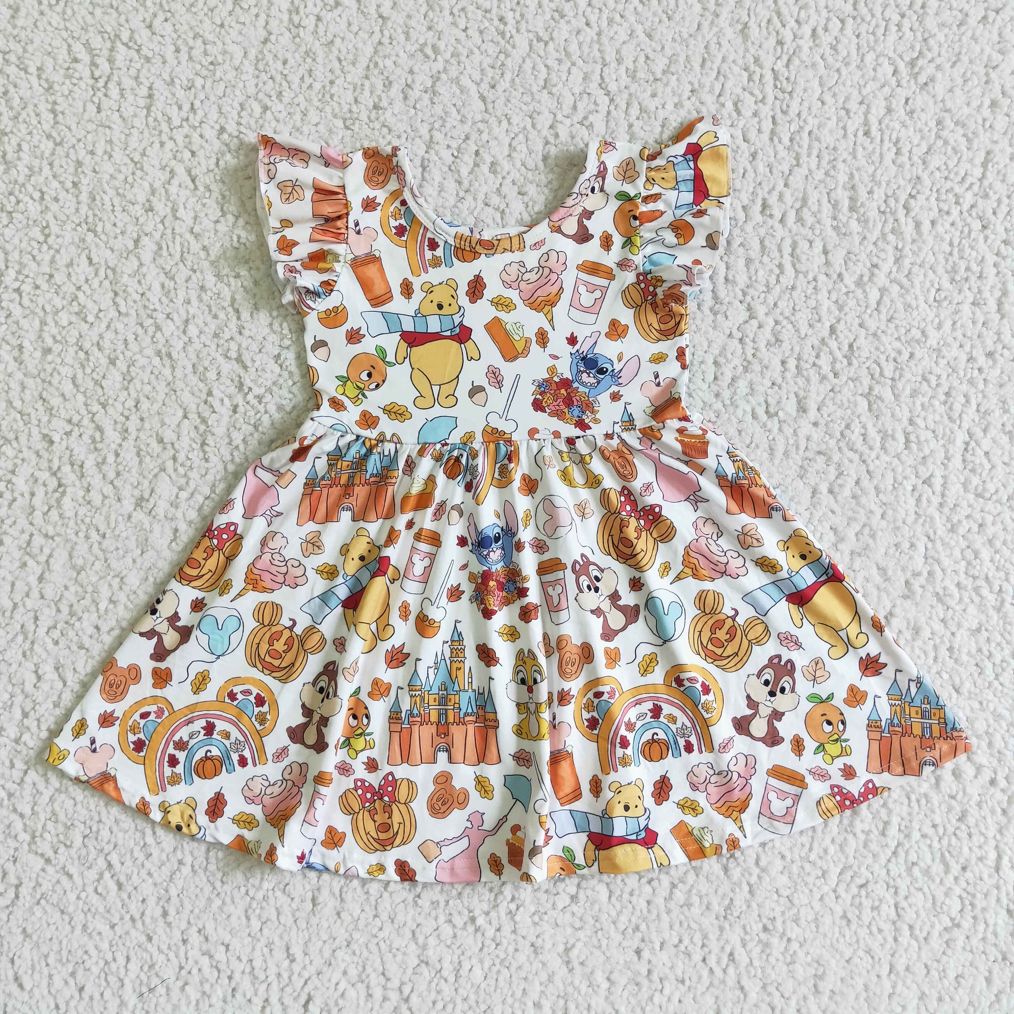 GSD0134 girl halloween cartoon dress