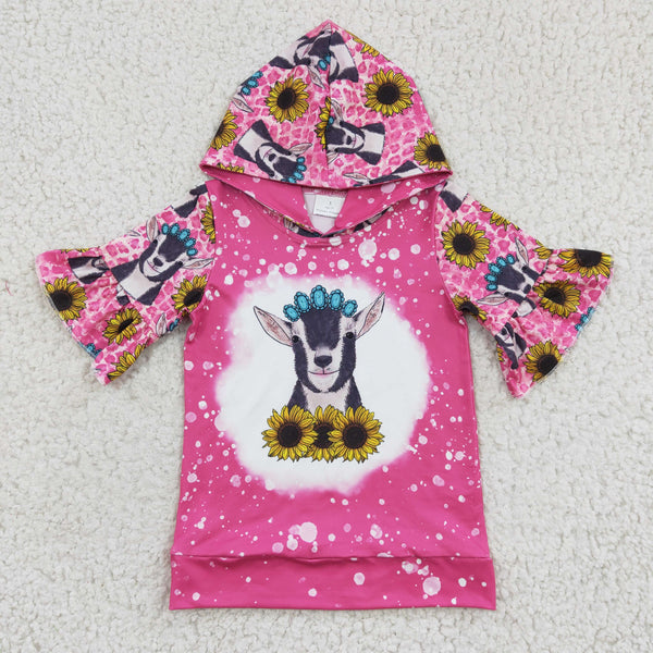 GT0096 baby girl clothes cow summer hoodies tshirt-promotion 2025.4.19 $5.5