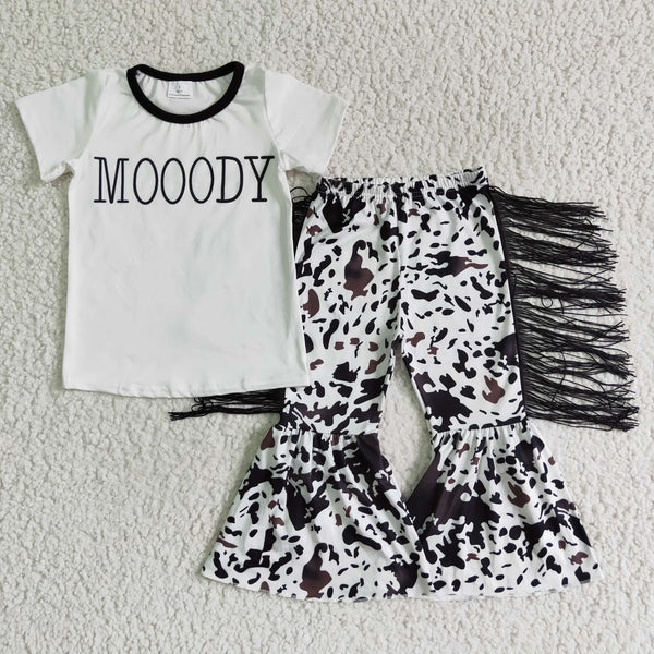 GSPO0160 Mooody tassel fall toddler girl clothes