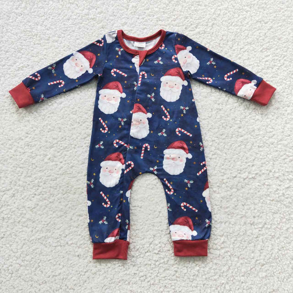 LR0498 baby clothes zipper winter romper