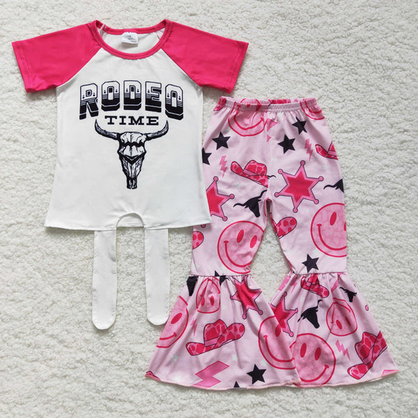 GSPO0250  rodeo baby girl clothes spring fall outfits