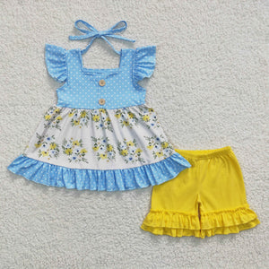 GSSO0220 toddler girl clothes floral summer outfit-promotion 2024.6.29 $5.5