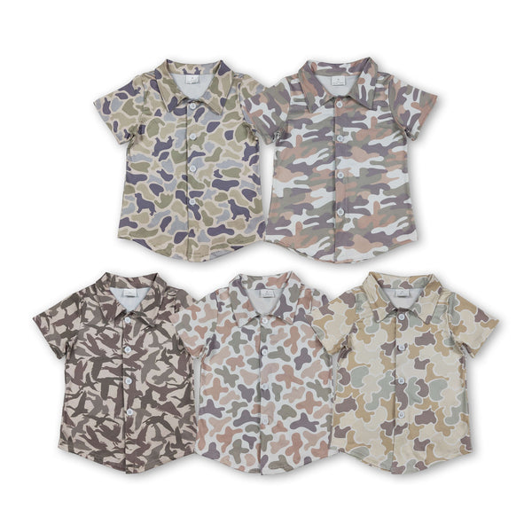 RTS toddler clothes matching clothing camo print boy summer clothing-2026.1.19