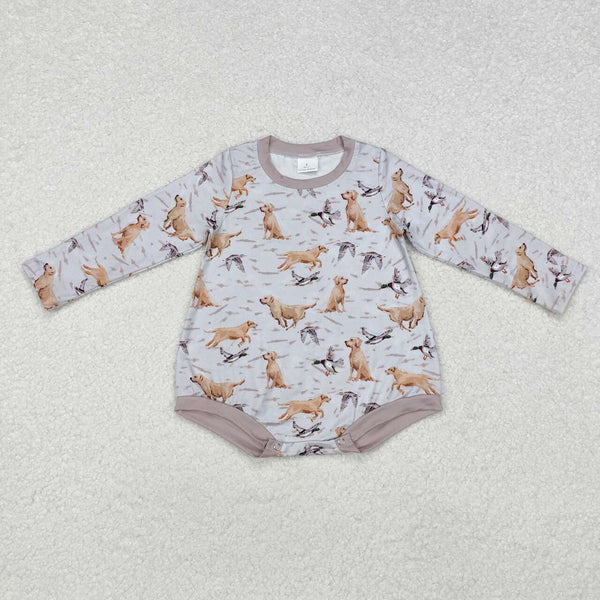 LR1865 RTS baby boy clothes hunting camo boy winter bubble