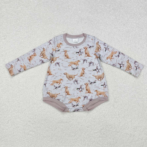 LR1865 RTS baby boy clothes hunting camo boy winter bubble