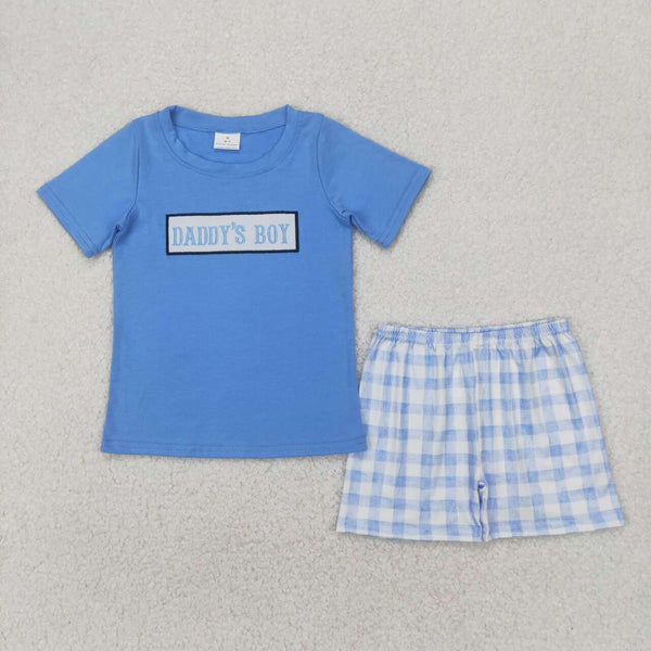 BSSO1433 RTS baby boy clothes daddy’s boy toddler boy summer outfit
