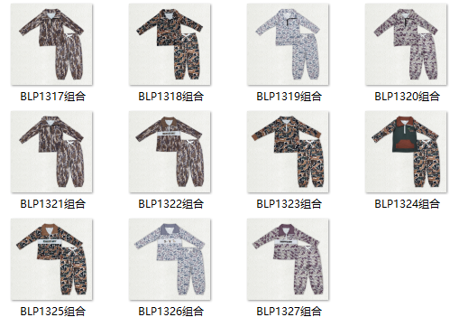 RTS kids matching clothing embroidery camo print clothing baby boy winter clothing-2025.10.14