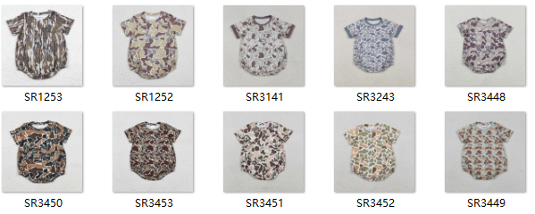 RTS kids matching clothing camo print clothing baby boy winter bubble-2025.12.9