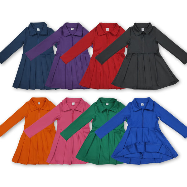 RTS toddler clothes matching clothing solid color dress baby girl yoga clothes-2025.8.6