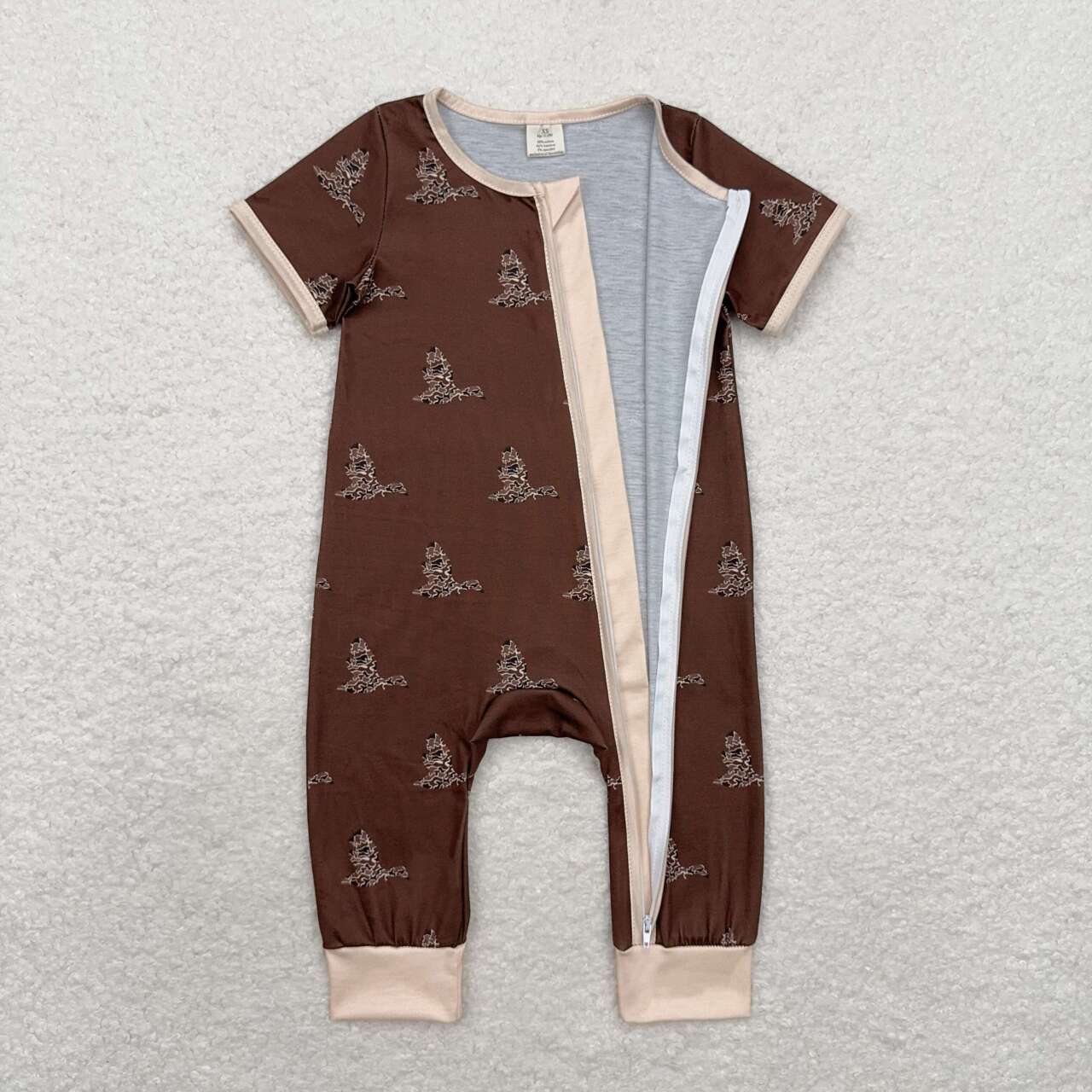 SR1898 RTS baby boy clothes mallard toddler boy summer romper