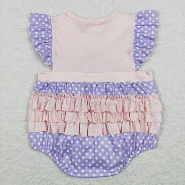 SR0377 toddler girl clothes ice-cream embroidery baby girl summer bubble baby summer clothes