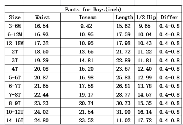 P0814 RTS Kids clothes Ice cream boy atheletic pants girl pants