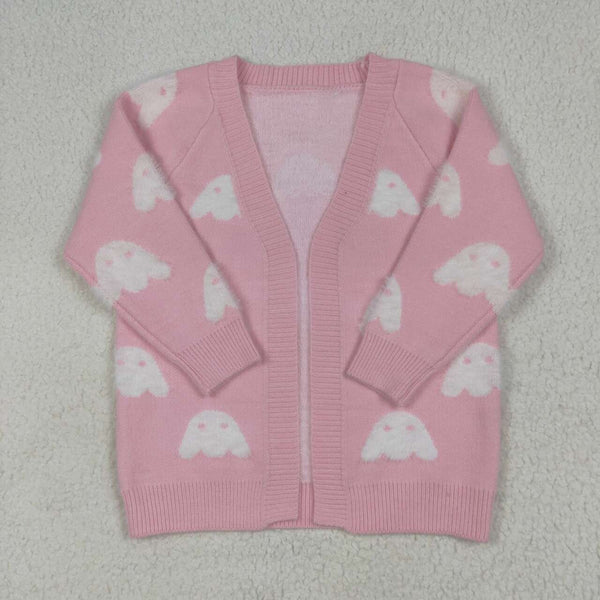 GT0650 6-12M to 8-9T RTS toddler girl clothes ghost girl halloween winter top cardigan sweater