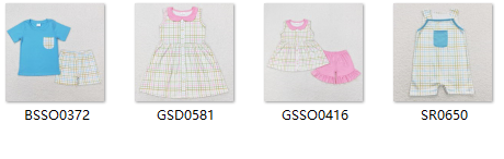 RTS summer matching clothes easter matching clothes boys and girls clothes