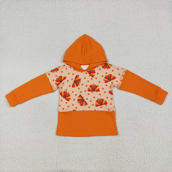 BT1247 RTS baby boy clothes tukey boy thanksgiving hoodies top shirt