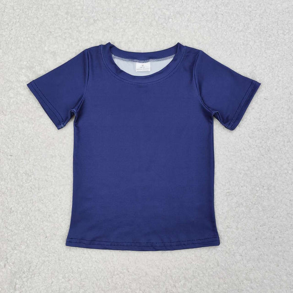 BT1083 RTS toddler boy clothes navy blue mallard boy summer top shirt