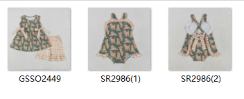 RTS kids matching clothing dog print clothing summer clothing