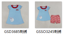RTS Matching kids clothing embroidery baseball print clothing baby girl summer clothing-2026.4.8