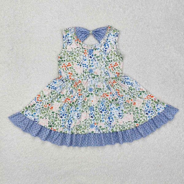 GSD1086 RTS girl clothing girl summer dress twirl dresses