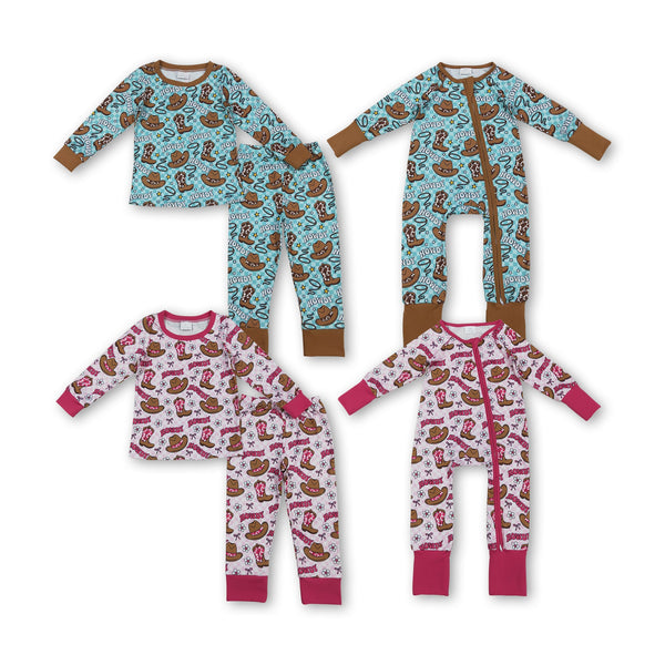 RTS kids matching clothing howdy print clothing baby winter clothing-2025.11.5