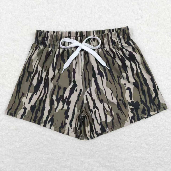 RTS 3-6M-6-7T toddler clothes matching clothing camo print shorts baby boy summer swim trunks-2026.2.2