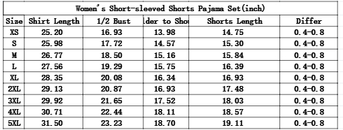 GSD3674 RTS adult pajamas blue cotton adult women summer set summer shorts set
