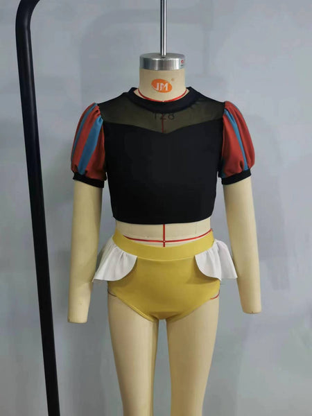 S0131 baby girl clothes princess swimsuit swimwear