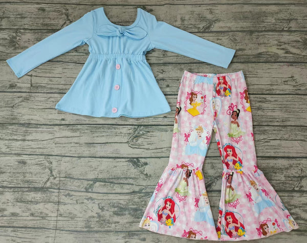 GLP0144 toddler girl clothes girls boutique outfits bow princess winter set-promotion 2024.10.19 $5.5