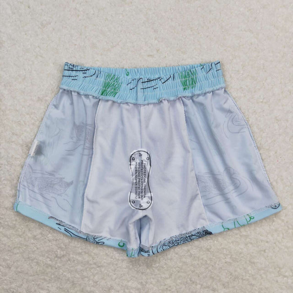 S0361 RTS 3-6M-6-7T baby boy clothes mallard boy summer swim shorts