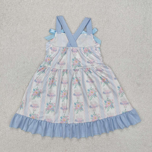 GSD1946 RTS girl clothes bows girl summer dress