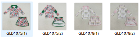 RTS kids clothes girls floral print matching clothes winter set-2025.9.5