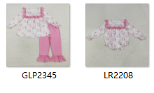 RTS kids matching clothing santa print clothing girl christmas winter clothing-2025.8.2