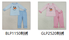 RTS kids clothes embroidered snowman kids summer matching clothes winter shorts set-2025.7.23